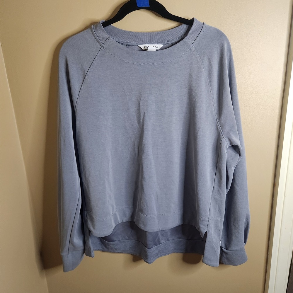Athleta Seasoft Crewneck Dusk Purple Large 532401